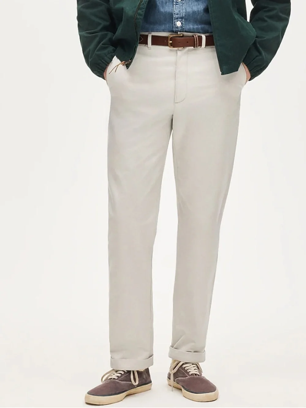 J crew stone Broken-in Straight chino pant size 30 30